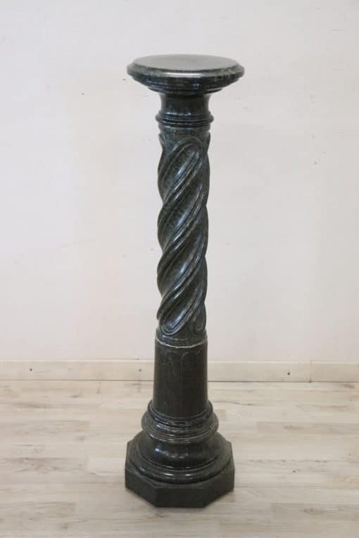 Antique Italian Marble Column - Full Profile - Styylish