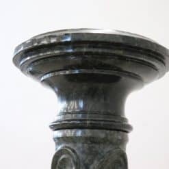 Antique Italian Marble Column - Top Side Detail - Styylish