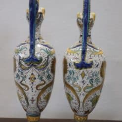 Italian Deruta Ceramic Amphorae - Back View - Styylish