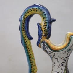 Italian Deruta Ceramic Amphorae - Handle Detail - Styylish
