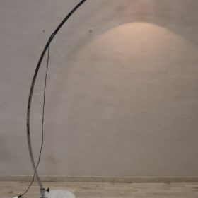 Vintage Guzzini Arc Floor Lamp, 1970 Italian Design