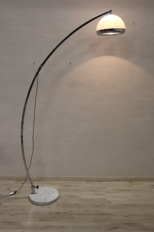 Vintage Guzzini Arc Floor Lamp - Full Profile - Styylish