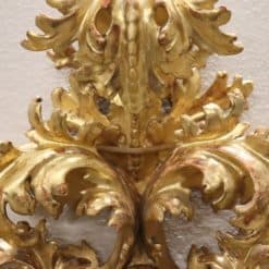 Carved Gilded Wood Mirror - Top Decoration Detail - Styylish