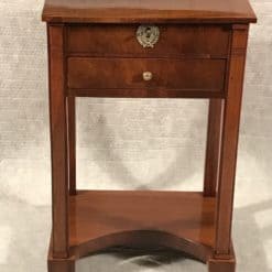 Biedermeier Side or Sewing Table- face view- Styylish