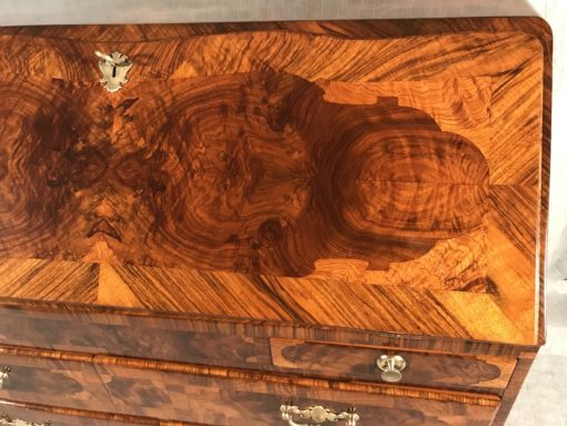 Baroque Secretary Desk - Wood Grain Detail - Styylish