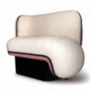 Elefante armchair-dolly wool&pink velvet- Styylish