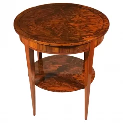 Biedermeier Walnut Side Table- leg detail- Styylish