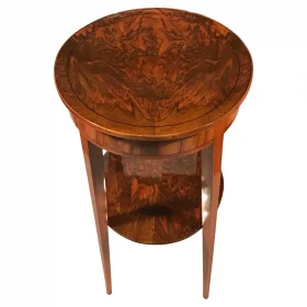 Biedermeier Walnut Side Table, Germany 1815-20