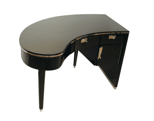 Kidney-Shaped Art Deco Desk - Styylish