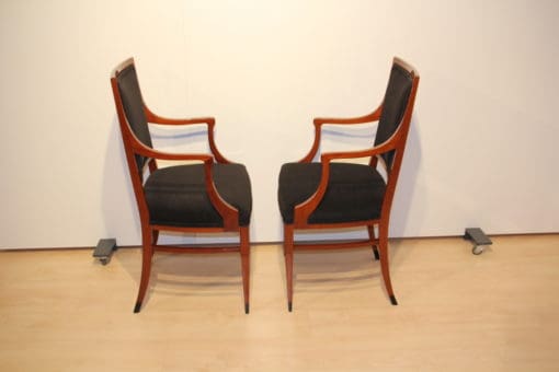 Pair of Empire Style Armchairs - Side by Side View - Styylish