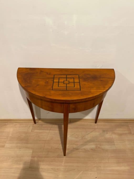 Biedermeier Demi Lune Table - Full Angle - Styylish