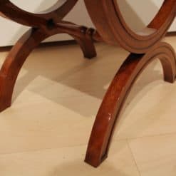 Antique French Scissors Stool - Carved Feet - Styylish