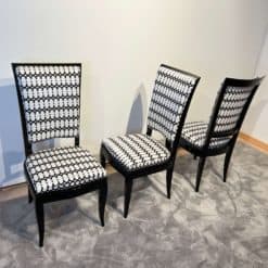 Art Deco High Back Dining Chairs - Facing Different Ways - Styylish