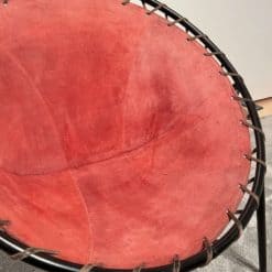 Balloon Lounge Chair - Original Red Leather Seat - Styylish
