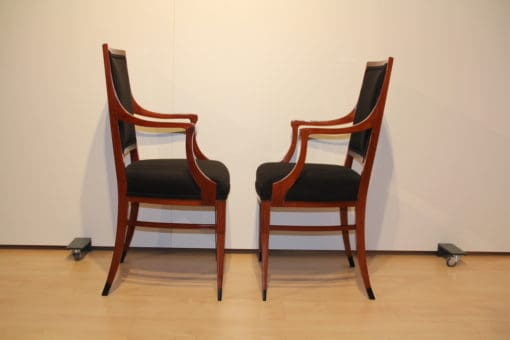 Pair of Empire Style Armchairs - Side by Side Profile - Styylish