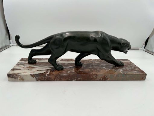 Panther Sculpture by S. Melani - Full Profile Detail - Styylish