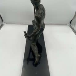 Art Deco Bronze Sculpture - View from Back - Styylish
