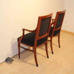 Pair of Empire Style Armchairs - Backrest Side Detail - Styylish