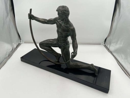 Art Deco Bronze Sculpture - Side Profile - Styylish