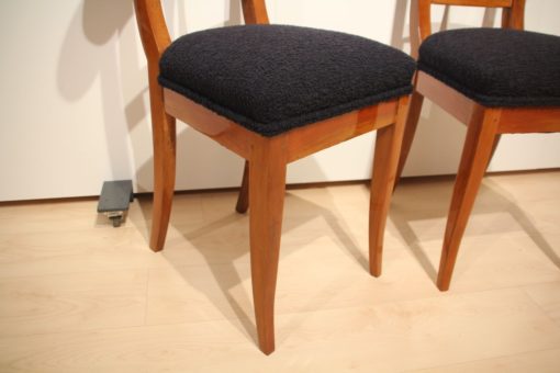 Pair of Biedermeier Shovel Chairs - Leg Detail - Styylish