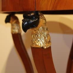 Elegant Biedermeier Center Table - Eagle Head Side Profile - Styylish