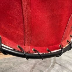 Balloon Lounge Chair - Back Leather Detail - Styylish