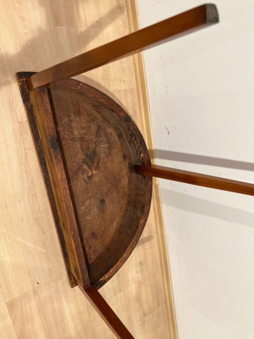 Biedermeier Demi Lune Table - Upside Down Detail - Styylish