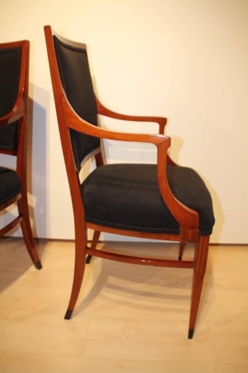 Pair of Empire Style Armchairs - Side Profile - Styylish