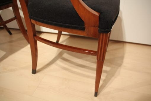 Pair of Empire Style Armchairs - Bottom Side Detail - Styylish