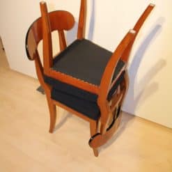 Pair of Biedermeier Shovel Chairs - Stacked - Styylish