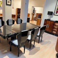 Set of Six Art Deco Dining Chairs - Around Table - Styylish