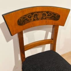 Antique Biedermeier Chair - Backrest Detail - Styylish