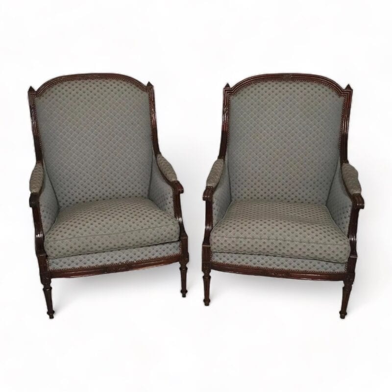 Pair of Louis XVI Style Bergères- Styylish