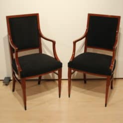 Pair of Empire Style Armchairs - Both Full View - Styylish