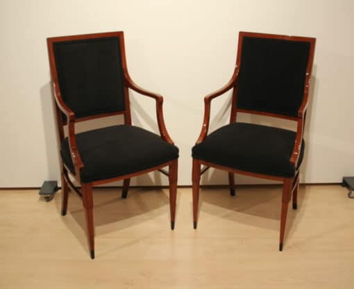 Pair of Empire Style Armchairs - Both Full View - Styylish