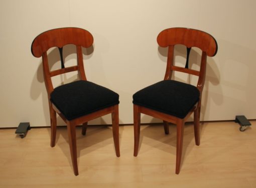 Pair of Biedermeier Shovel Chairs - Turned Towards Each Other - Styylish