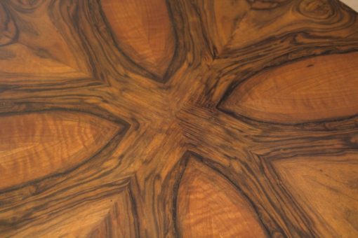 Art Deco Sofa Table - Walnut Veneer Detail - Styylish
