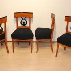 Set of Four Biedermeier Chairs - All at Different Angles - Styylish