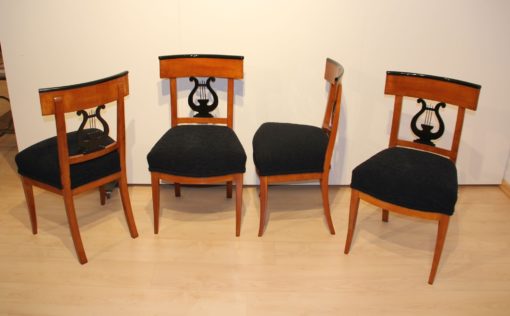 Set of Four Biedermeier Chairs - All at Different Angles - Styylish