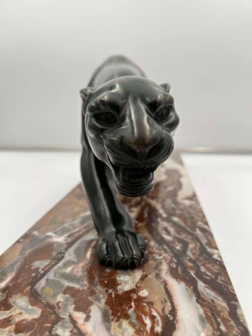 Panther Sculpture by S. Melani - Panther Face Detail - Styylish