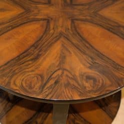 Art Deco Sofa Table - Walnut Grain Detail - Styylish