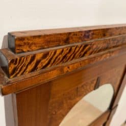Biedermeier Wall Mirror - Root Wood Top Detail - Styylish