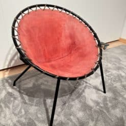 Balloon Lounge Chair - Leather Seat - Styylish