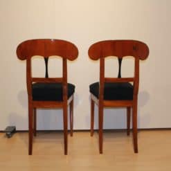 Pair of Biedermeier Shovel Chairs - Back Profile - Styylish