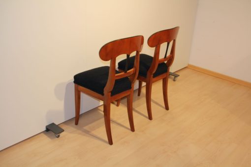 Pair of Biedermeier Shovel Chairs - Facing the Wall - Styylish