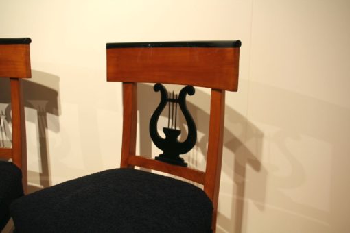 Set of Four Biedermeier Chairs - Backrest Detail - Styylish
