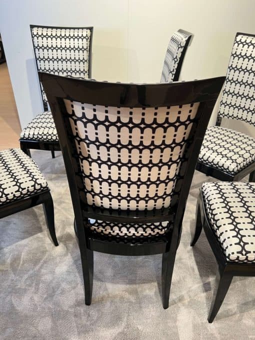 Art Deco High Back Dining Chairs - Back of Chair - Styylish