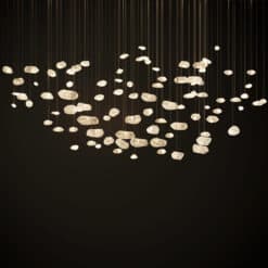 Genius 6 Chandelier - Crystal Detail - Styylish