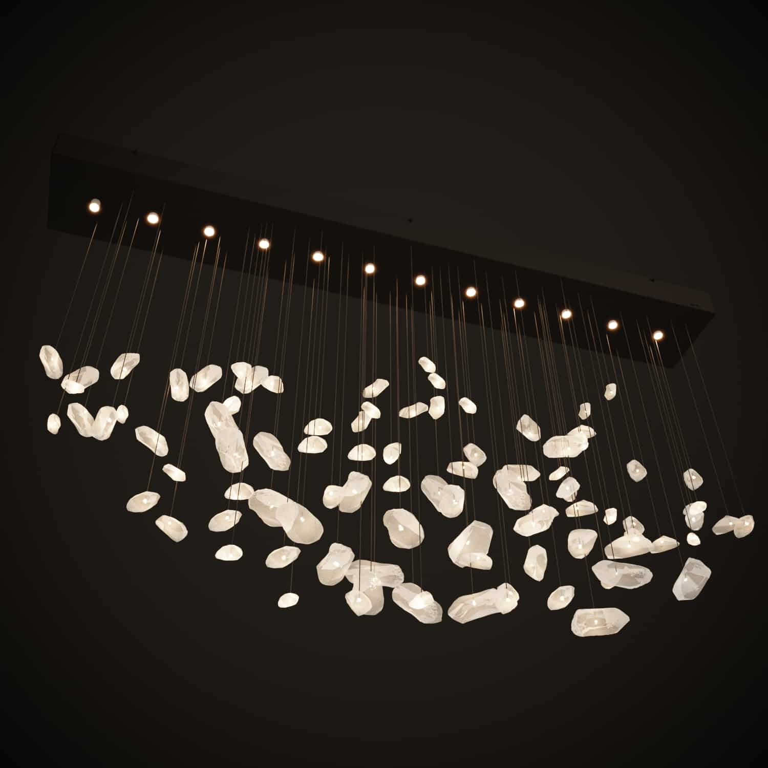 Genius 6 Chandelier - View from Below - Styylish