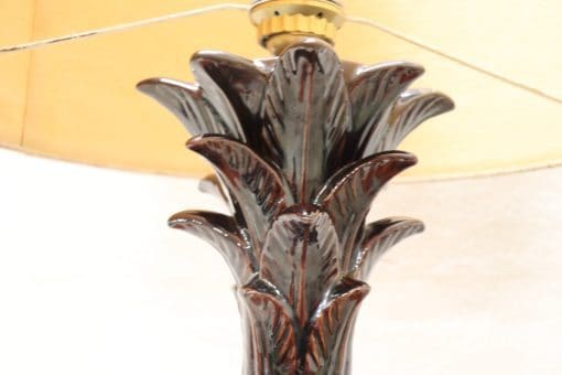 Ceramic Pineapple Table Lamp - Top of Base Detail - Styylish